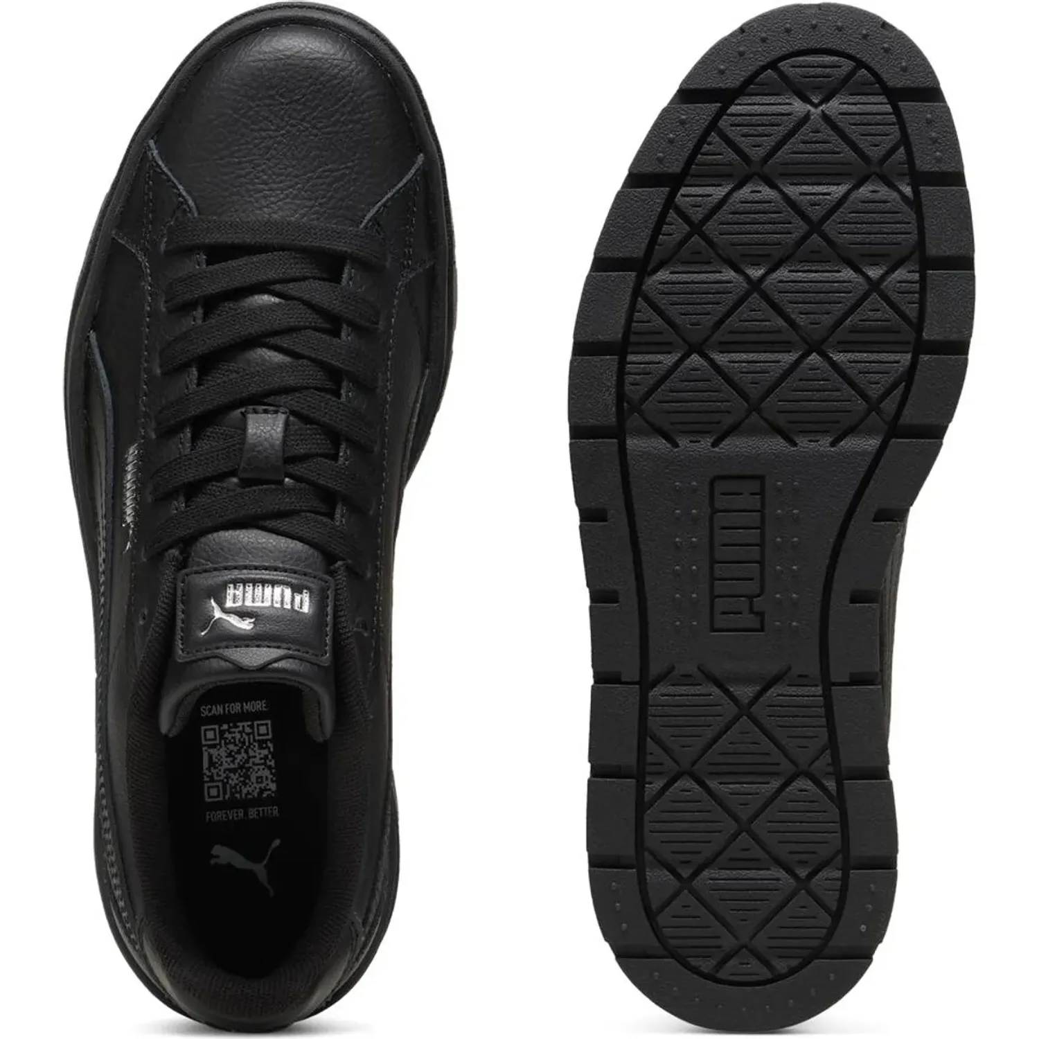 Zapatillas Puma Urbanas Mujer Karmen Ii L color negro | Platanitos