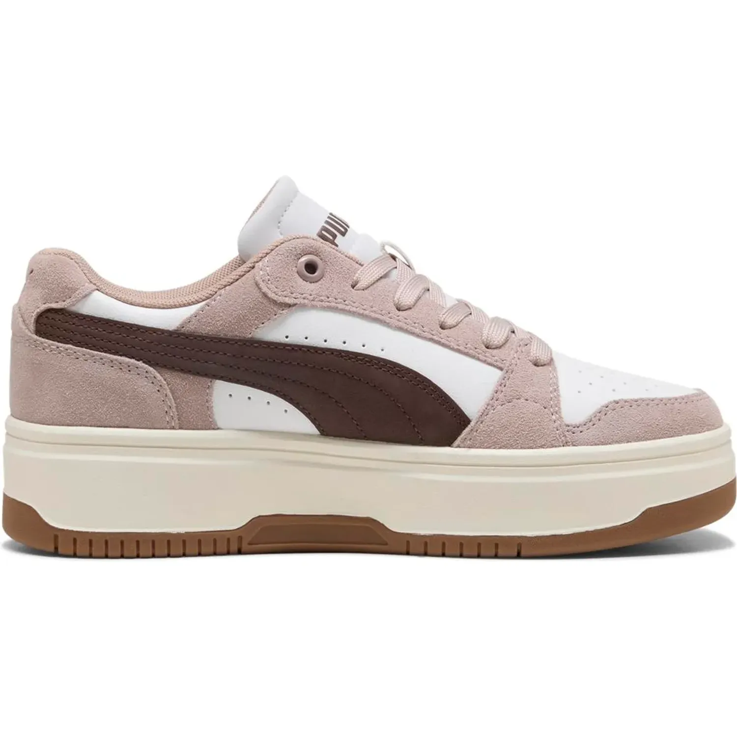 Zapatillas Puma Urbanas Mujer Rebound Femme Low Sd color marron / rosado | Platanitos
