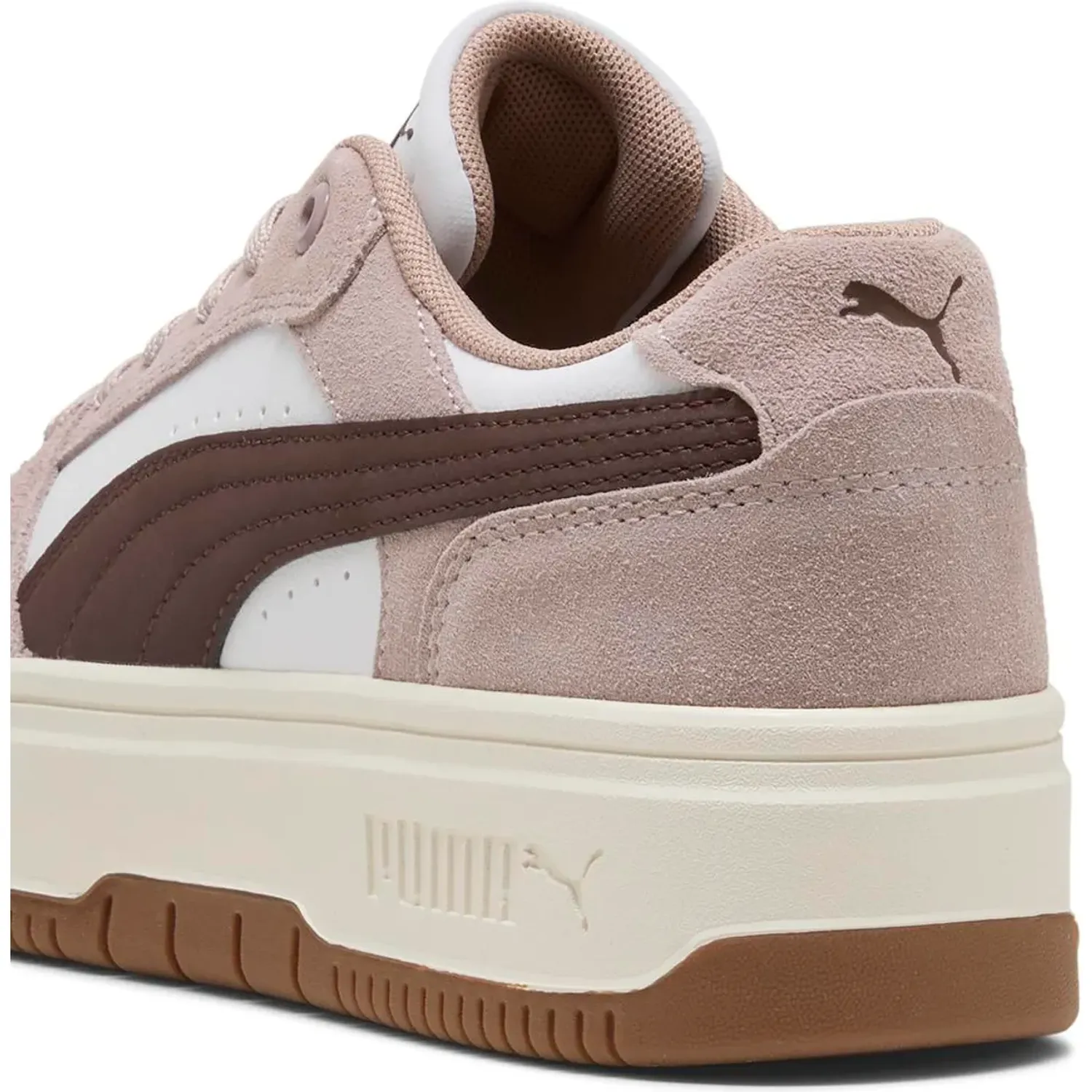 Zapatillas Puma Urbanas Mujer Rebound Femme Low Sd color marron / rosado | Platanitos