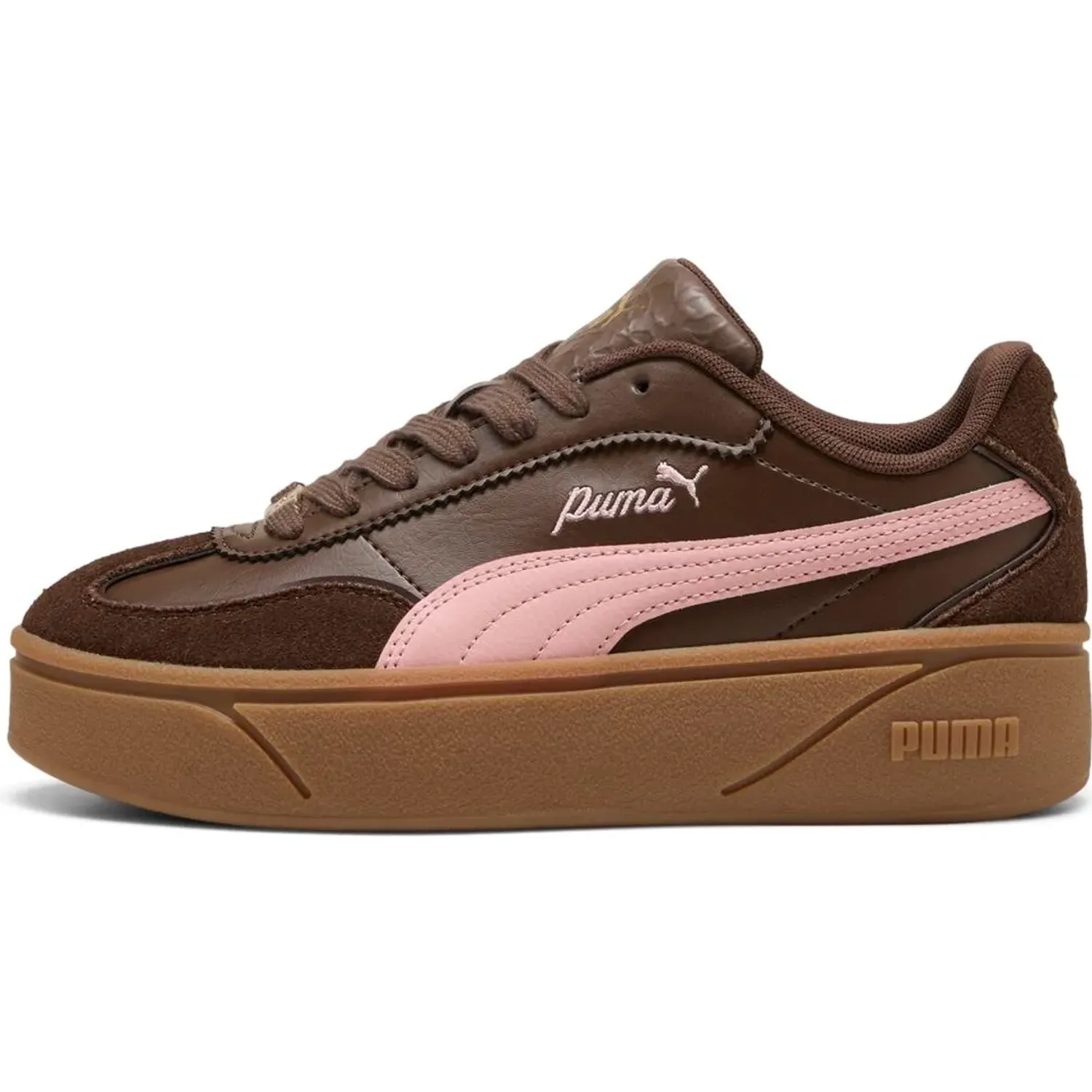Zapatillas Puma Urbanas Mujer Club Ii Era Platform Lux color marrón | Platanitos