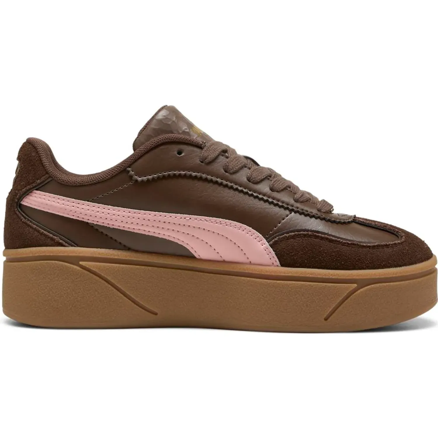 Zapatillas Puma Urbanas Mujer Club Ii Era Platform Lux color marrón | Platanitos