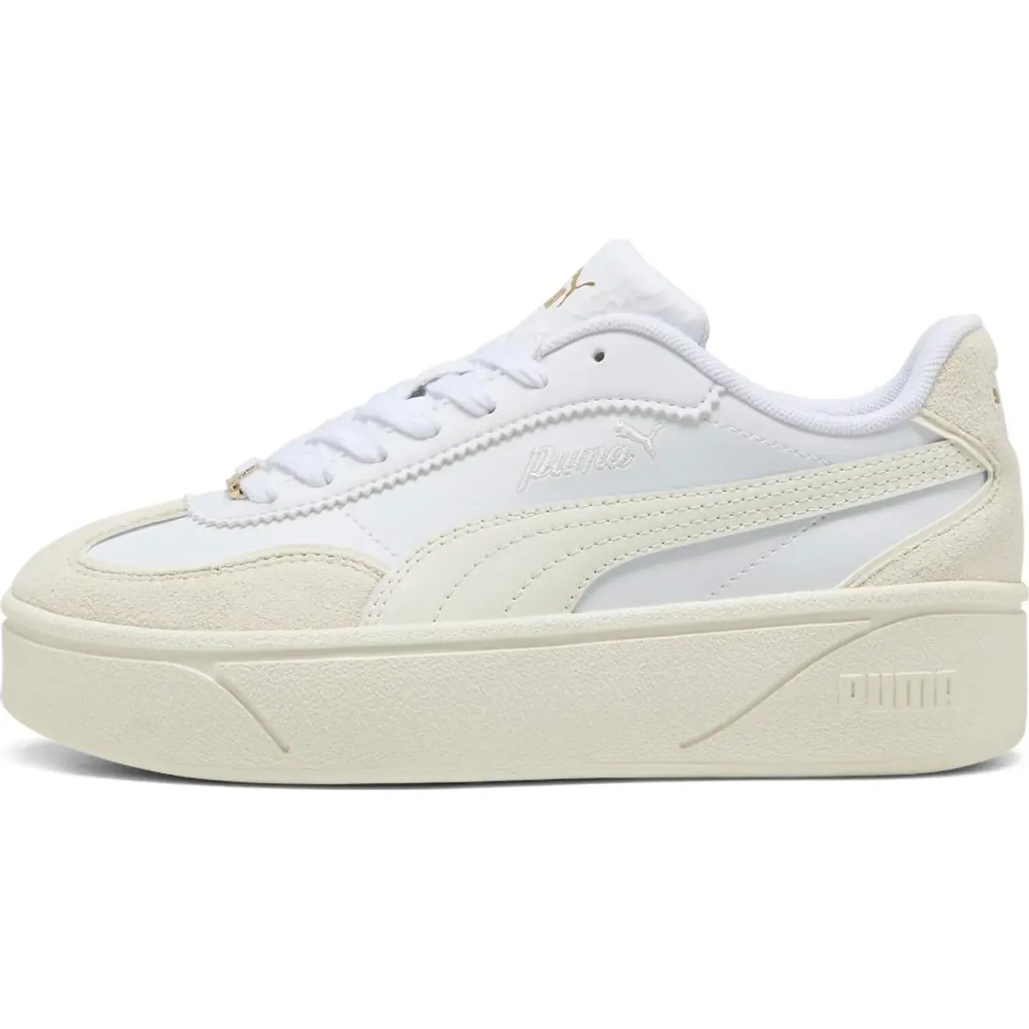 Zapatillas Puma Urbanas Mujer Club Ii Era Platform Lux color blanco | Platanitos