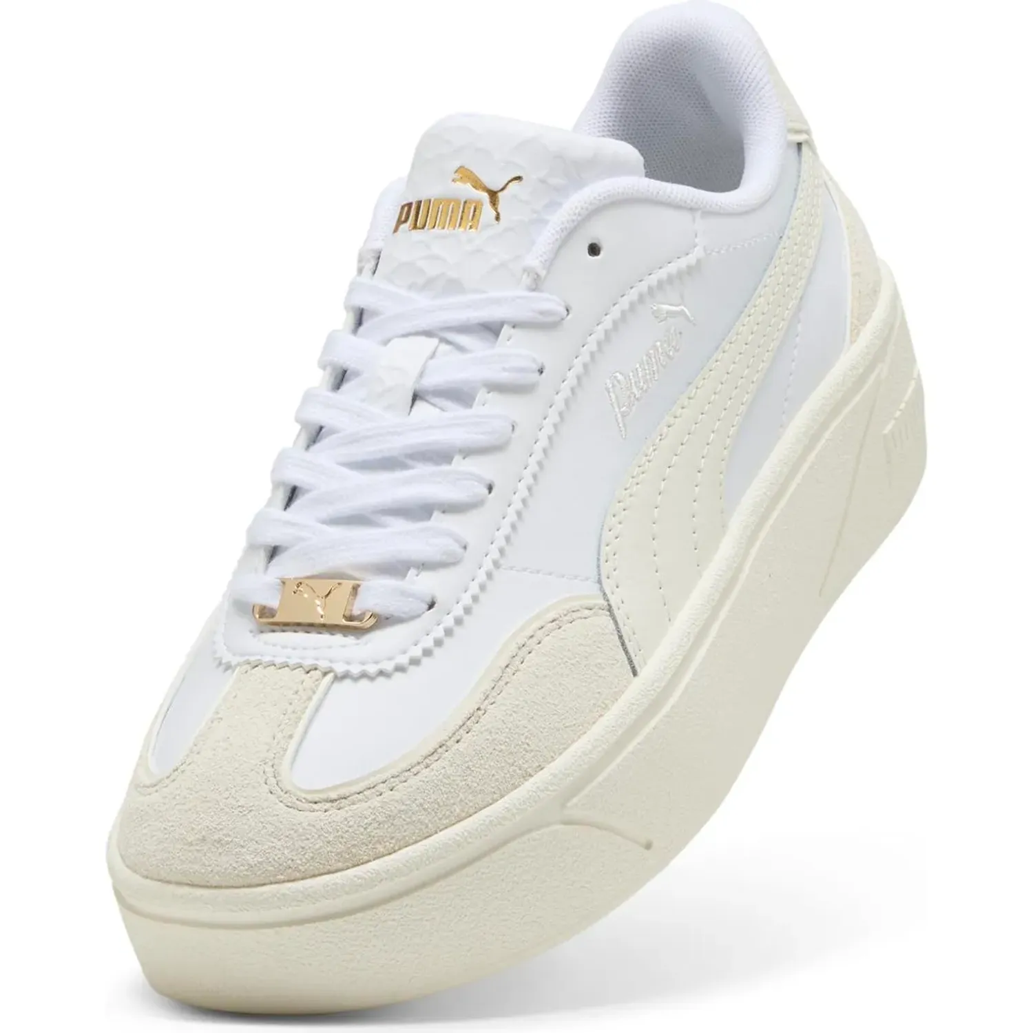 Zapatillas Puma Urbanas Mujer Club Ii Era Platform Lux color blanco | Platanitos