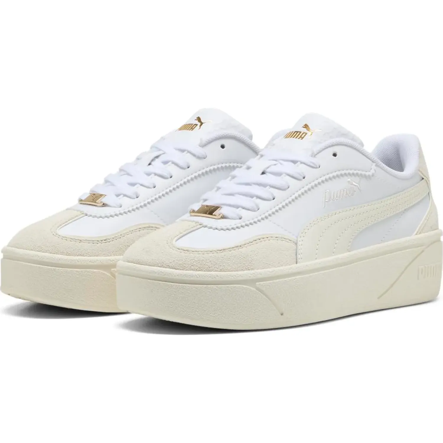 Zapatillas Puma Urbanas Mujer Club Ii Era Platform Lux color blanco | Platanitos