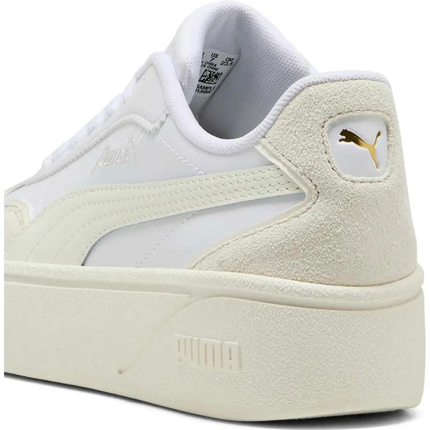 Zapatillas Puma Urbanas Mujer Club Ii Era Platform Lux color blanco | Platanitos