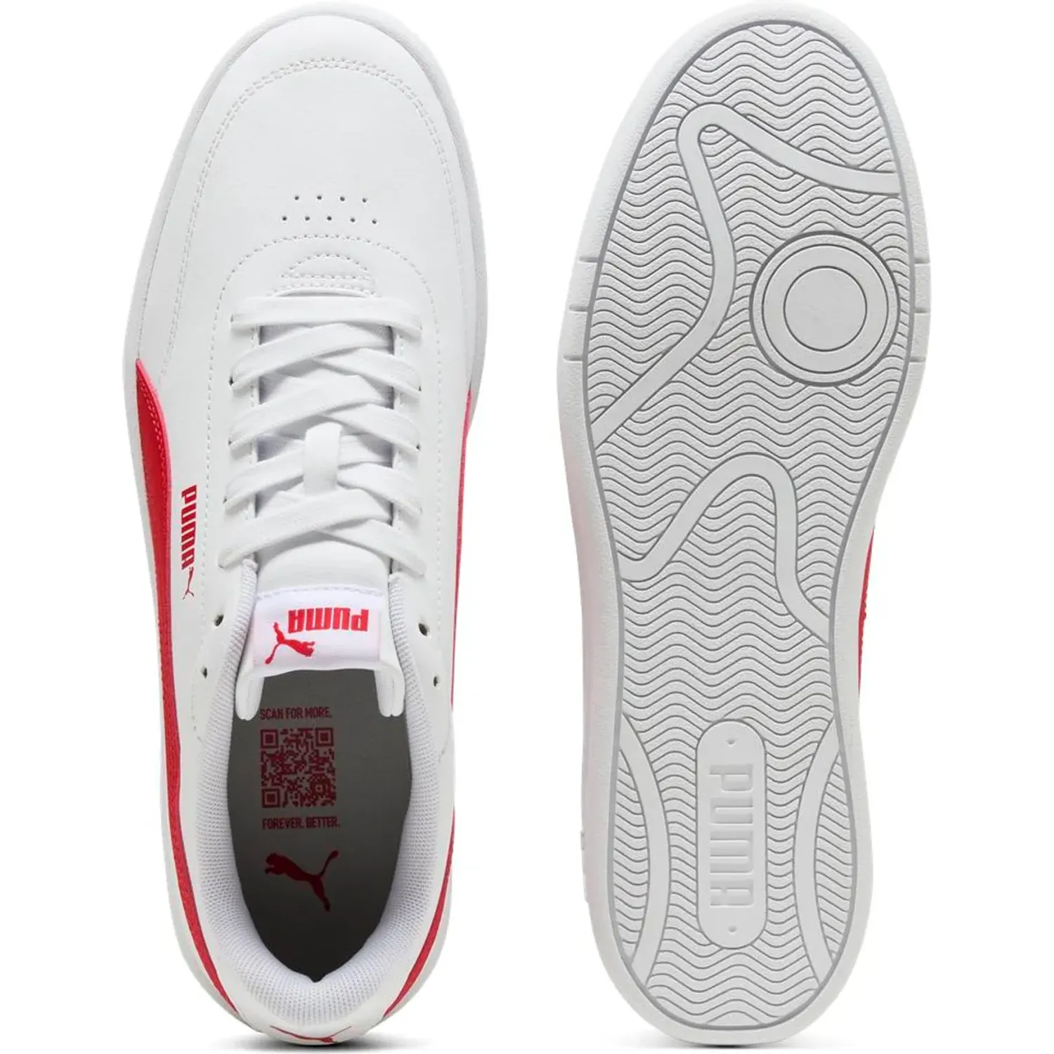 Puma Zapatillas Puma Urbanas Hombre Court Classic Clean color blanco | Platanitos