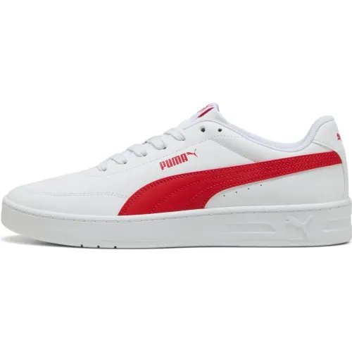 Zapatillas Puma Urbanas Hombre Court Classic Clean color blanco | Platanitos