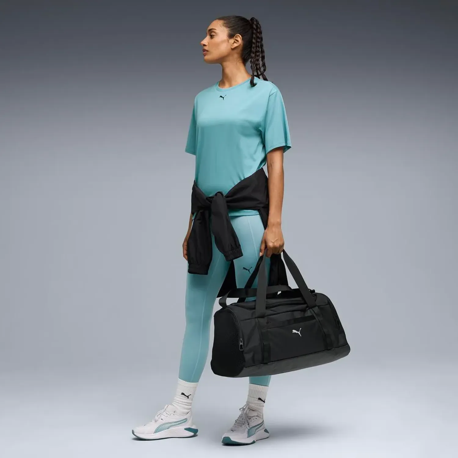 Puma Polo Puma Deportivo Mujer Tad Essential Relaxed Tee color azul | Platanitos