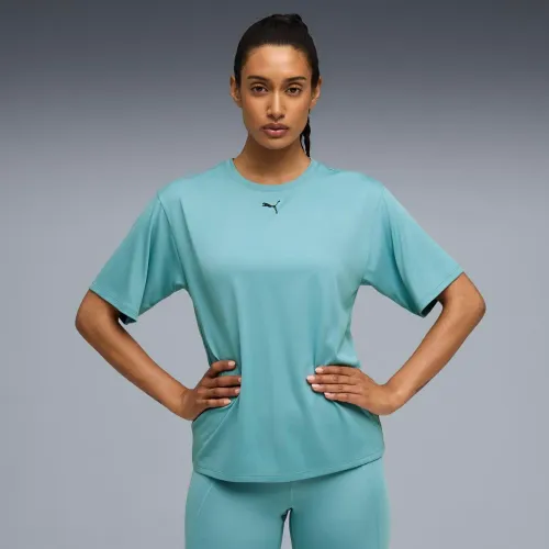 Polo Puma Deportivo Mujer Tad Essential Relaxed Tee color azul | Platanitos