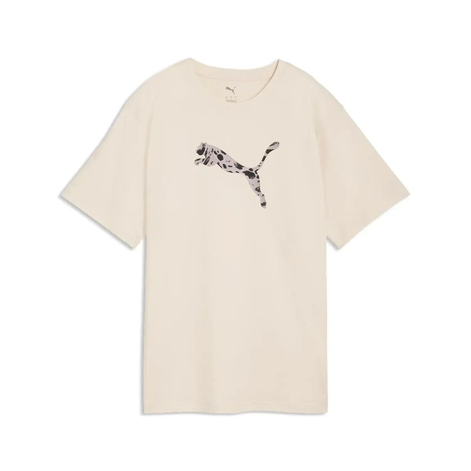 Puma Polo Puma Deportivo Mujer Ess Graphic Animal Relaxed Tee color beige | Platanitos