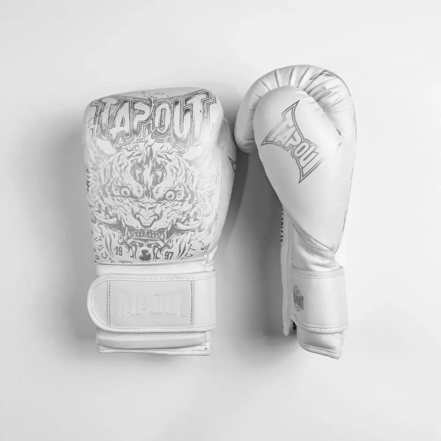 Guante Tapout De Box Unisex Tidragon color blanco | Platanitos