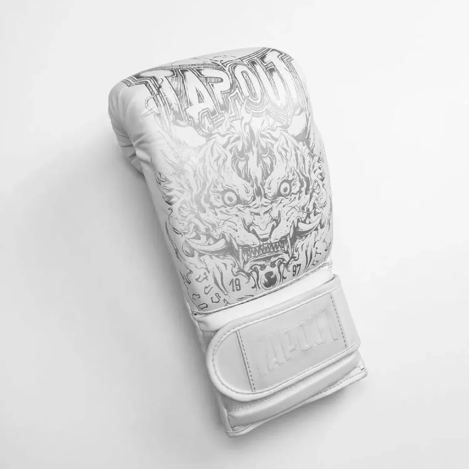 Guante Tapout De Box Unisex Tidragon color blanco | Platanitos