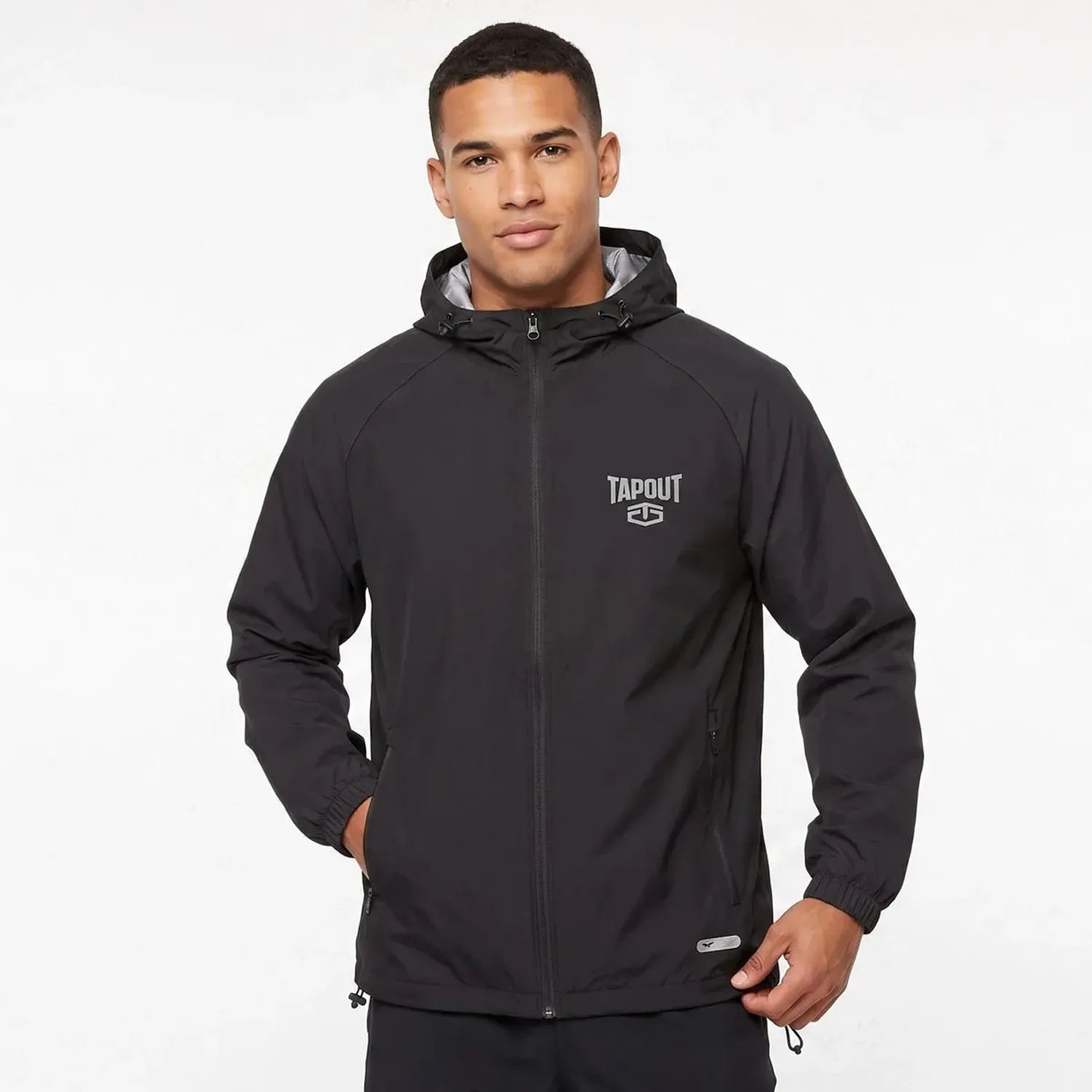 Casaca Tapout Urbana Deportiva Hombre Speed color negro | Platanitos