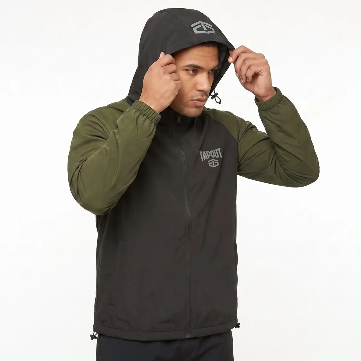 TAPOUT Casaca Tapout Urbana Deportiva Hombre Speed color militar | Platanitos