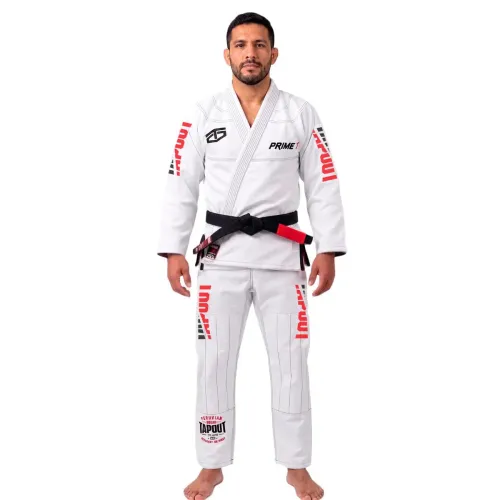 Conjunto Tapout Kimono Unisex Prime T2 color blanco | Platanitos