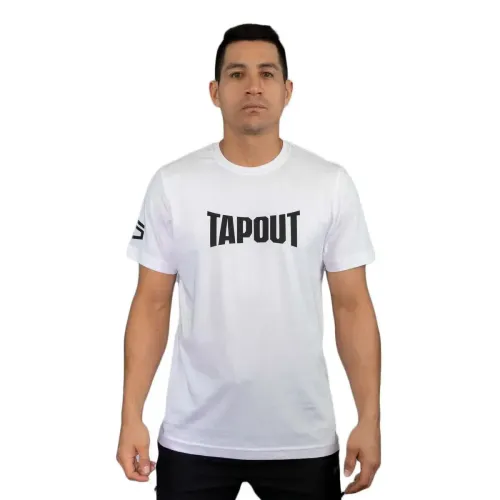 Polo Tapout Urbano Hombre Manga Corta Jeyzu color blanco | Platanitos