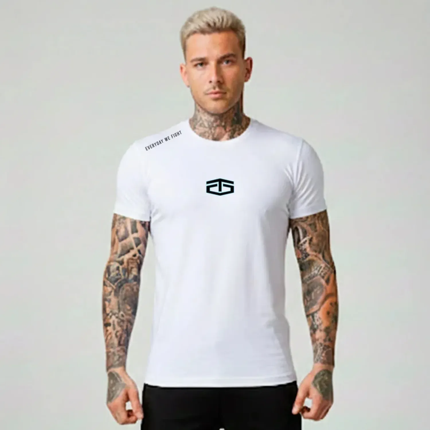 Polo Tapout Urbano Hombre Manga Corta  Flage color blanco | Platanitos