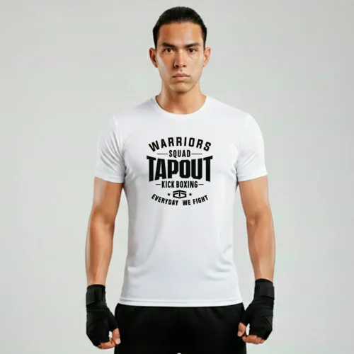 Polo Tapout Urbano Hombre Manga Corta Kick color blanco | Platanitos