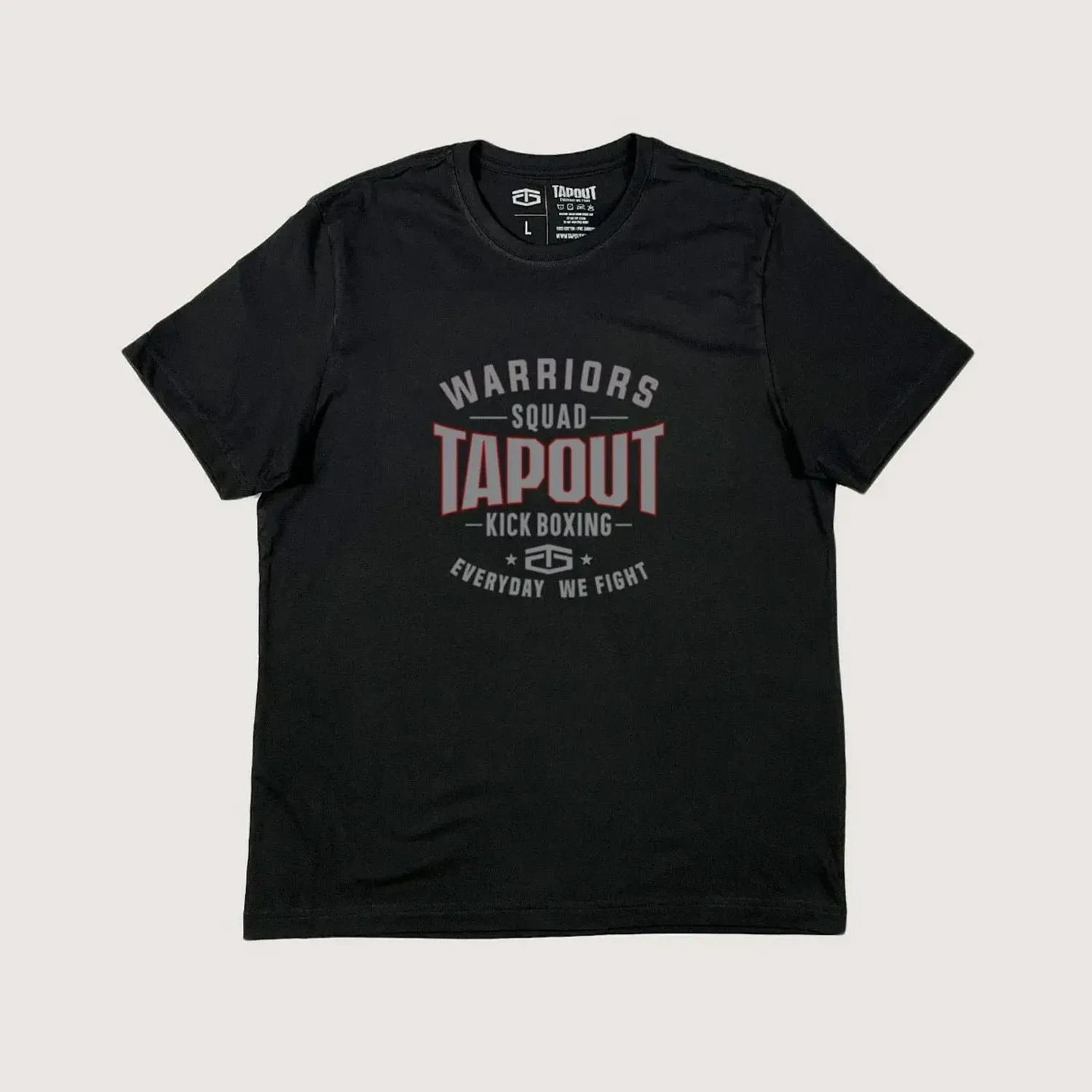 Polo Tapout Urbano Hombre Manga Corta  Kick color negro | Platanitos