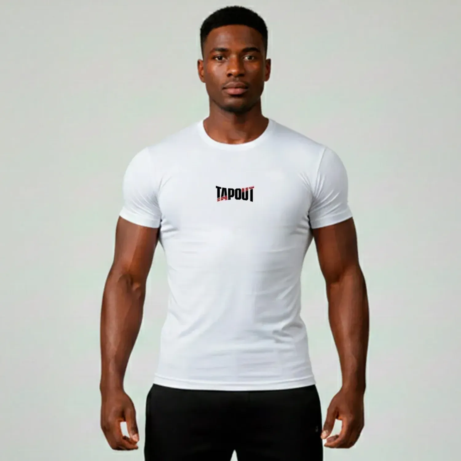 TAPOUT Polo Tapout Urbano Hombre Manga Corta Login color blanco | Platanitos