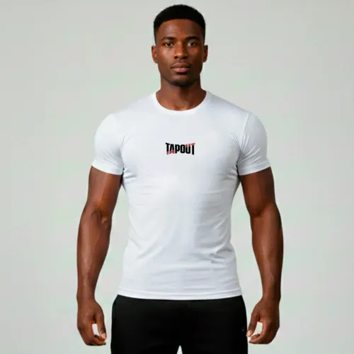 Polo Tapout Urbano Hombre Manga Corta Login color blanco | Platanitos