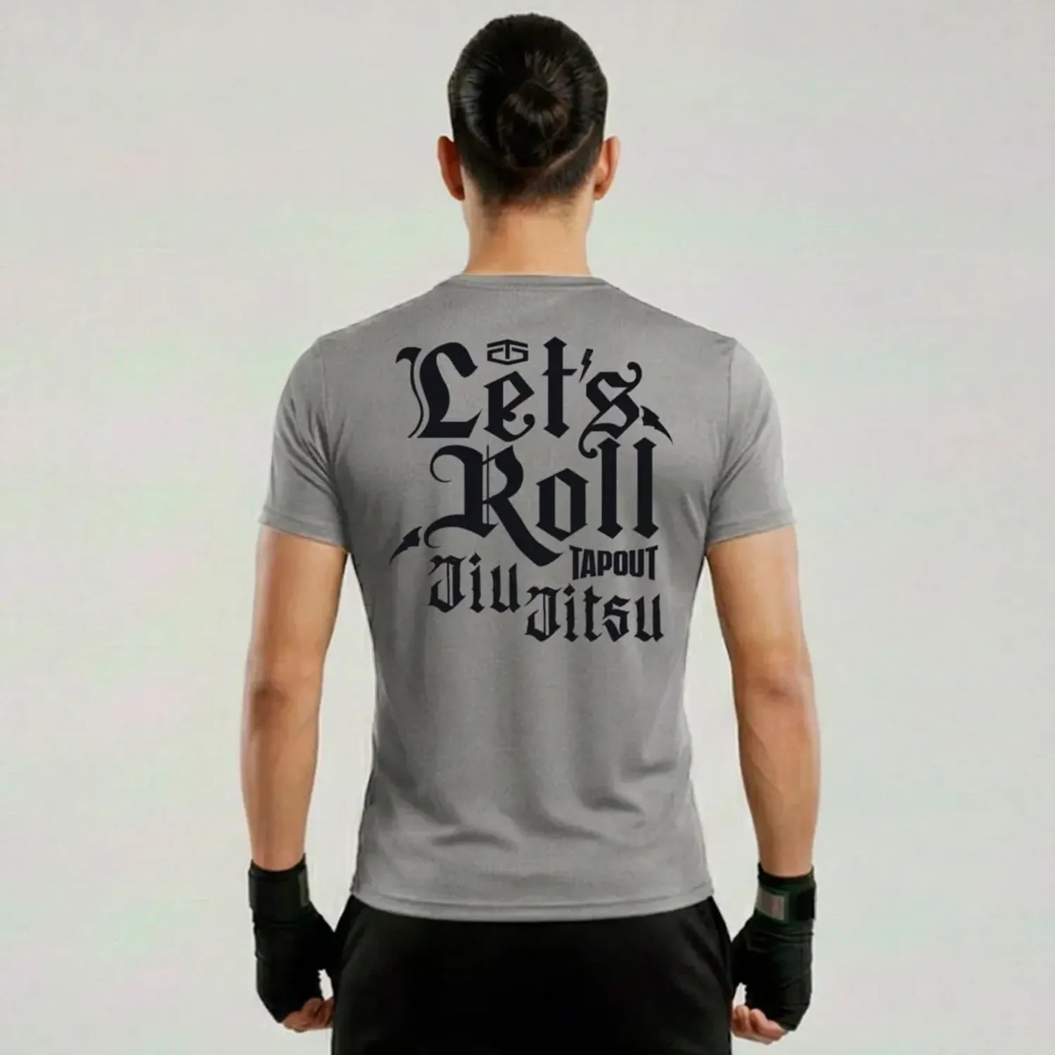 TAPOUT Polo Tapout Urbano Hombre Manga Corta Roll color plata | Platanitos