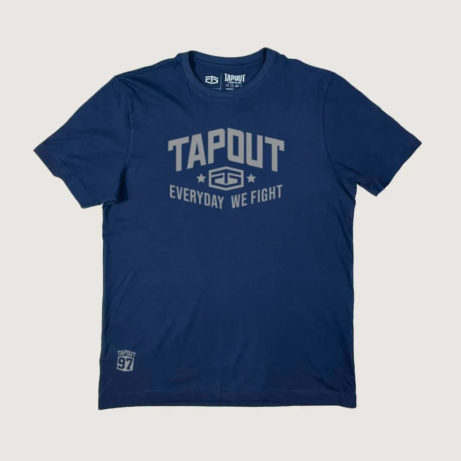Polo Tapout Urbano Hombre Manga Corta Stencil color azul | Platanitos