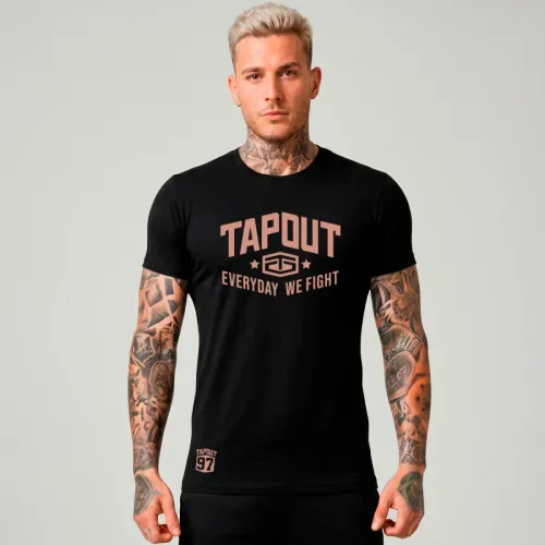 TAPOUT Polo Urbano Hombre Manga Corta Stencil