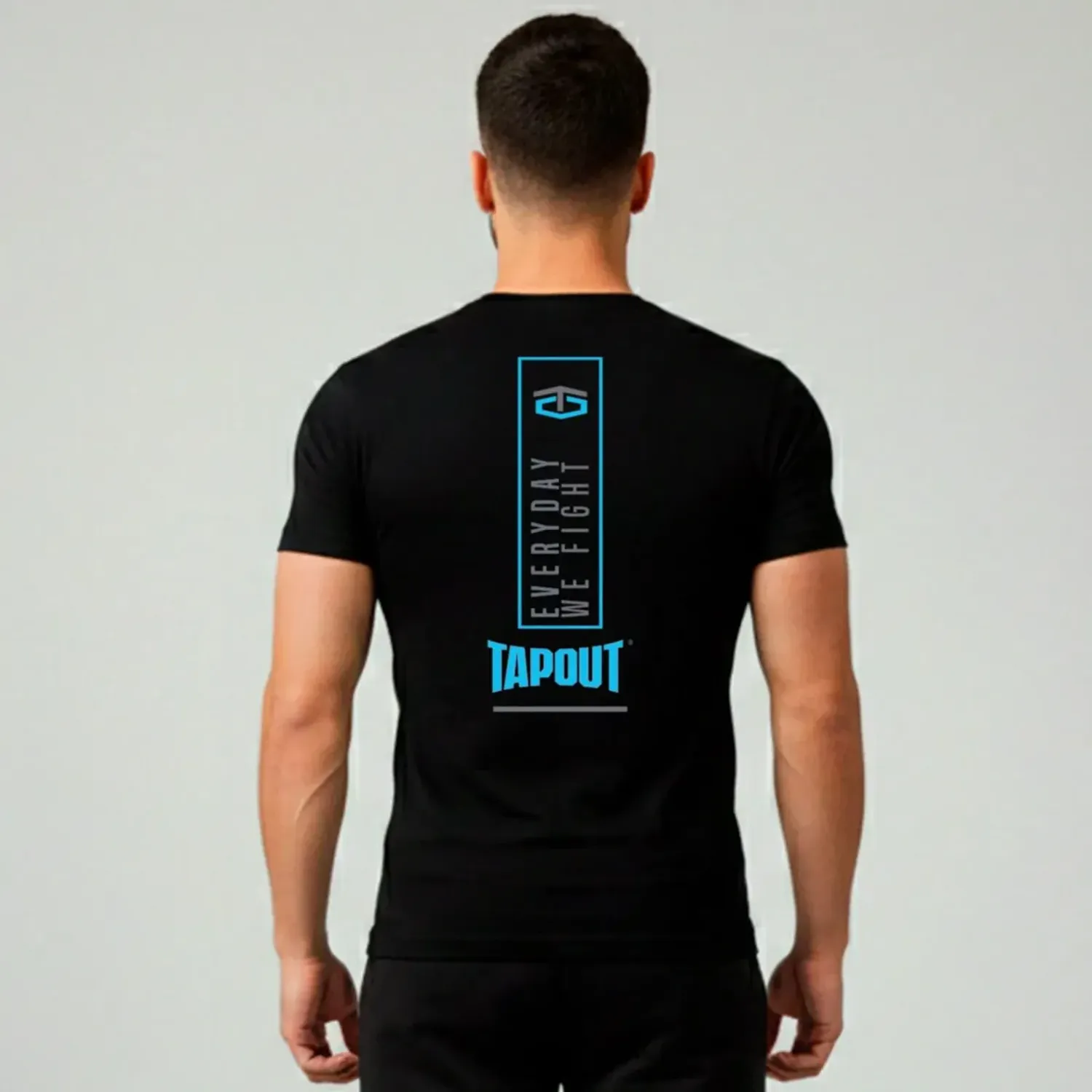 Polo Tapout Urbano Hombre Manga Corta Track color negro | Platanitos