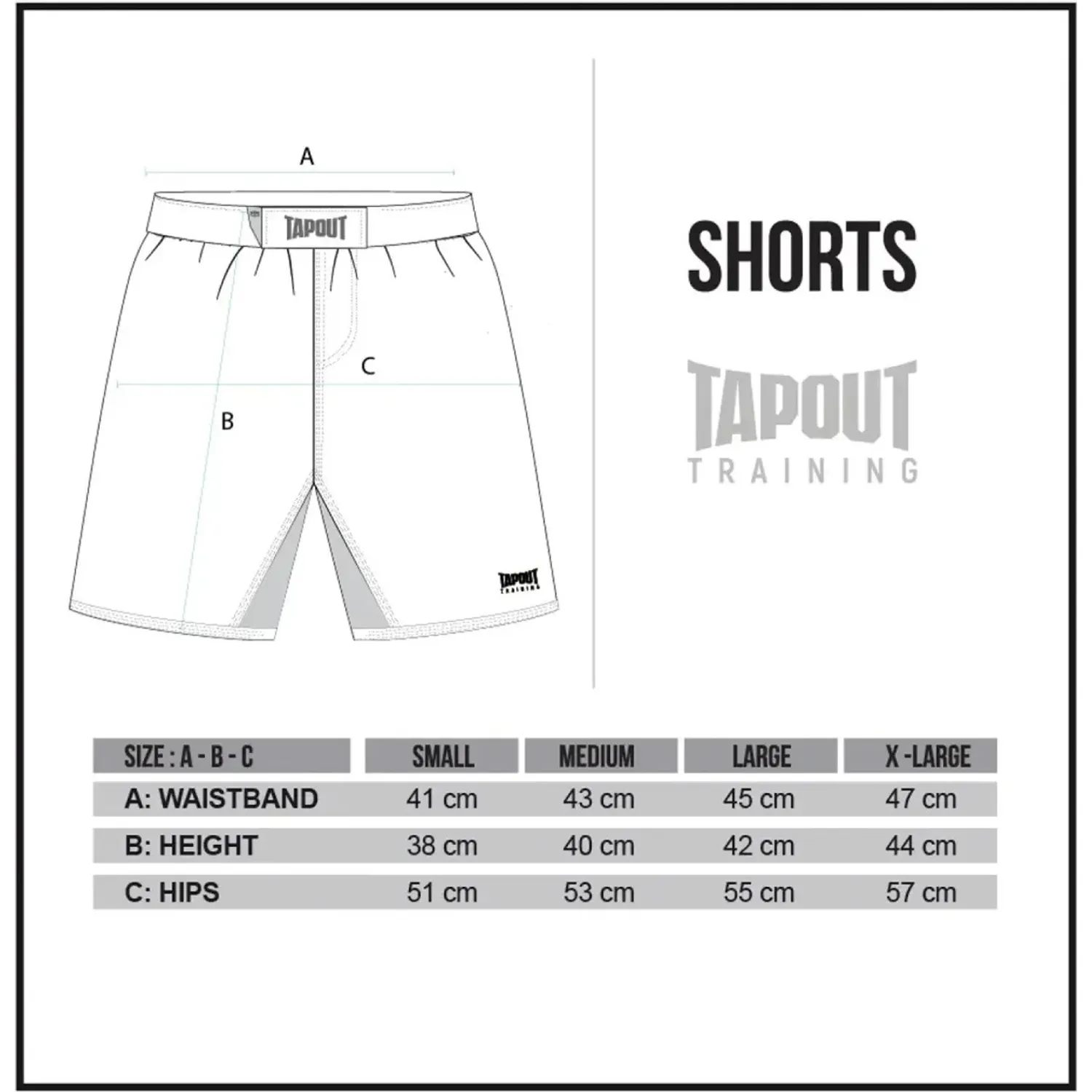 Short Tapout Training Hombre Flow color plata | Platanitos