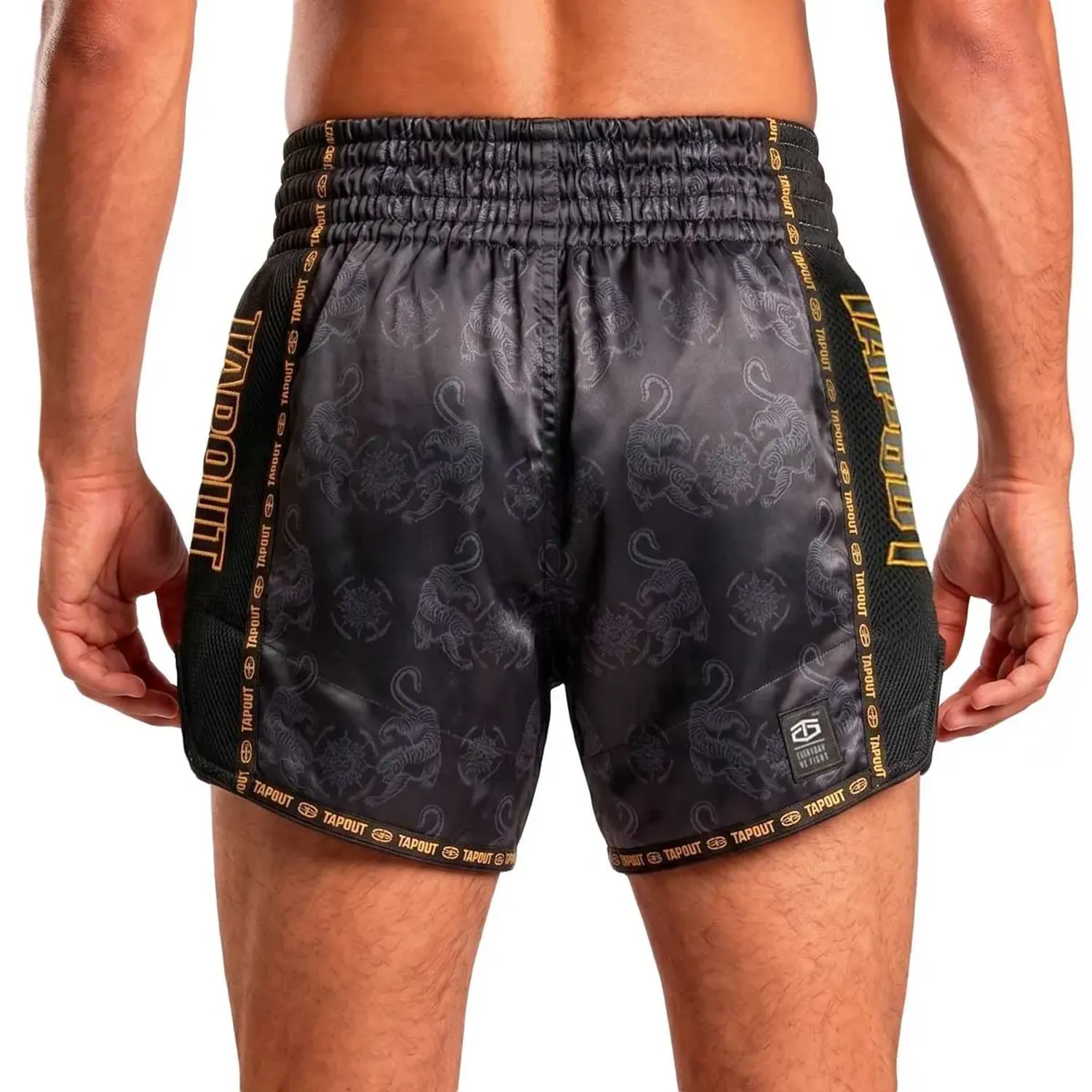 TAPOUT Short Tapout Training Hombre Tigres color negro | Platanitos