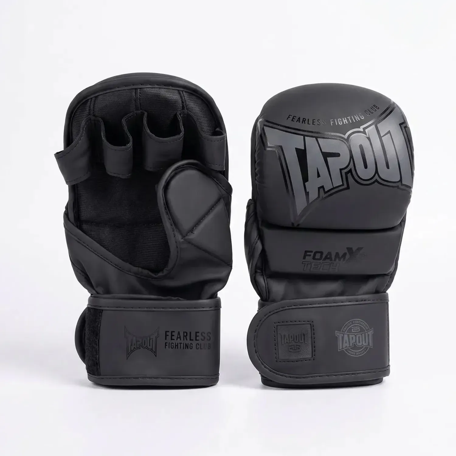 Guante Tapout Sparrin Mma Unisex Terra color negro | Platanitos