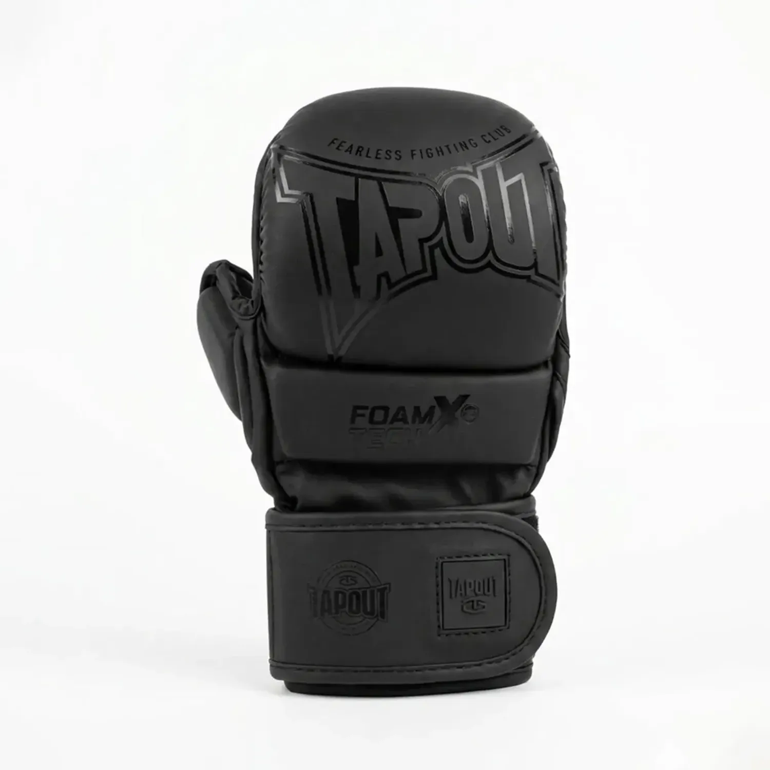Guante Tapout Sparrin Mma Unisex Terra color negro | Platanitos