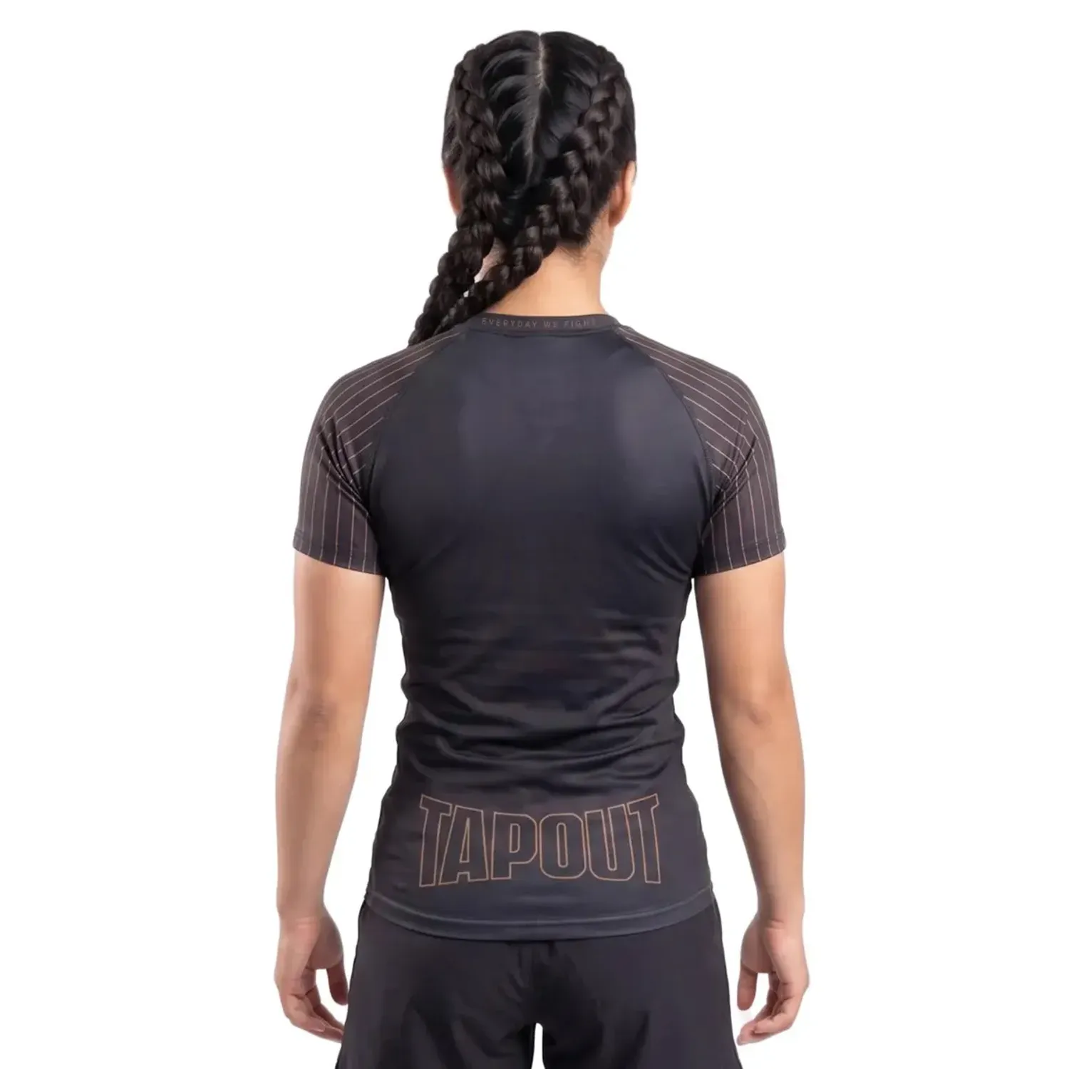 TAPOUT Polo Tapout Training Rashguard Manga Corta Mujer Cooper color negro | Platanitos