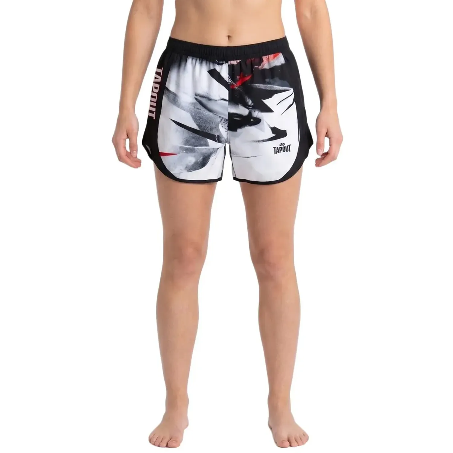 TAPOUT Short Tapout Training Mujer Flow color plata | Platanitos