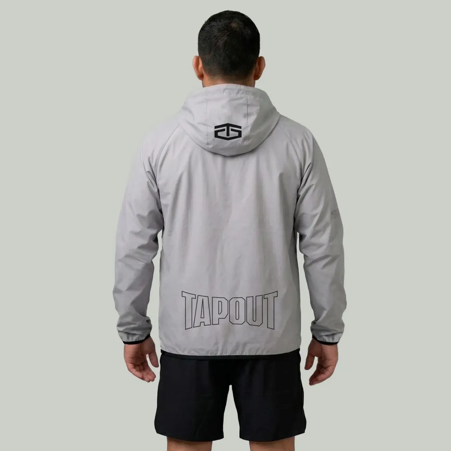 TAPOUT Casaca Tapout Urbana Deportiva Hombre Windbreaker color gris | Platanitos