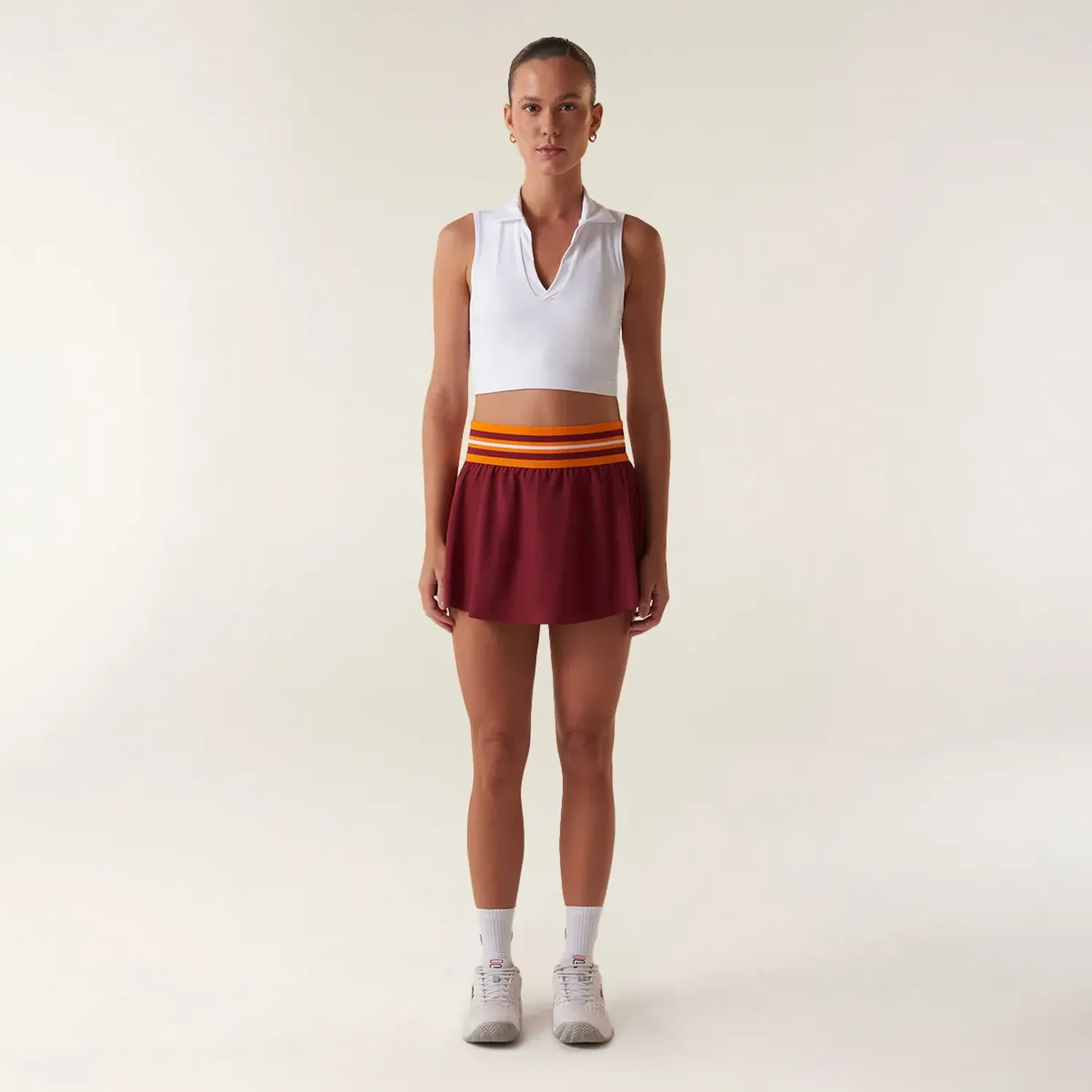 Fila Top Fila Mujer Tennis Basic color blanco / blanco | Platanitos