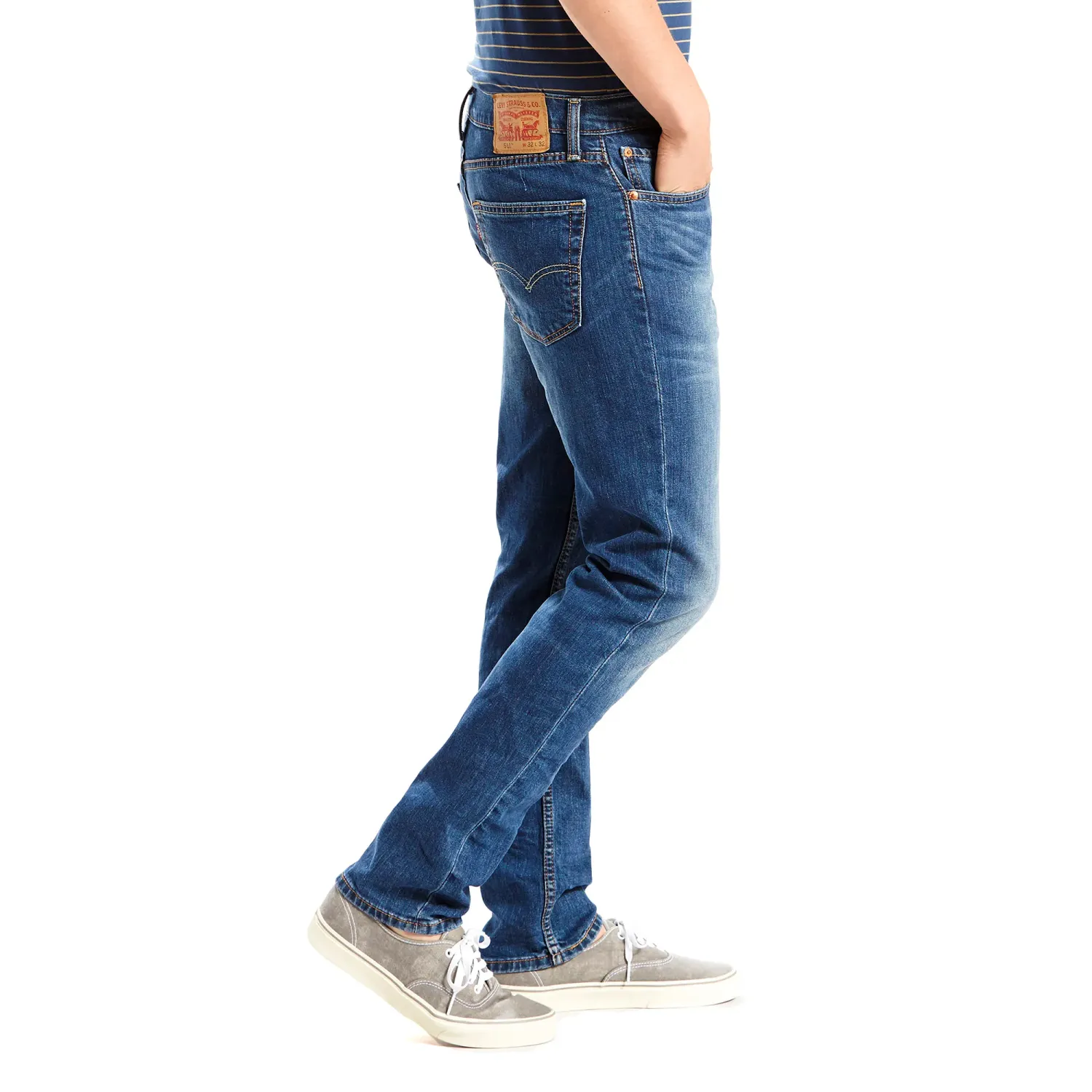 Levis Pantalon Levis Jeans Hombre 511 color azul | Platanitos