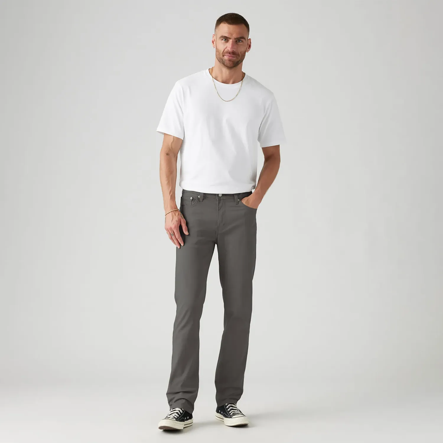 Levis Pantalon Levis Jeans Hombre 511 color gris | Platanitos