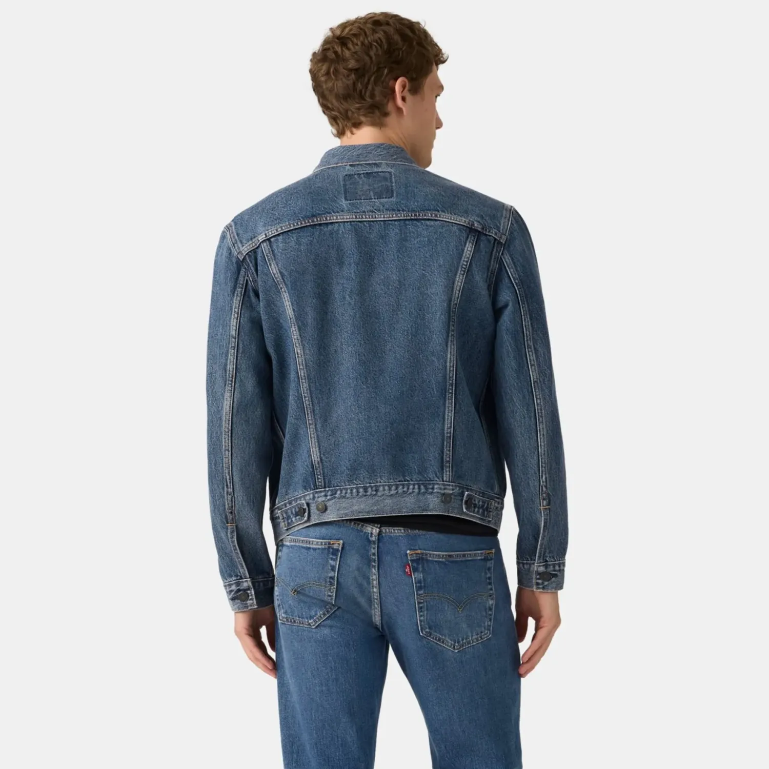 Levis Casaca Levis Jeans Hombre Denim Trucker color azul | Platanitos