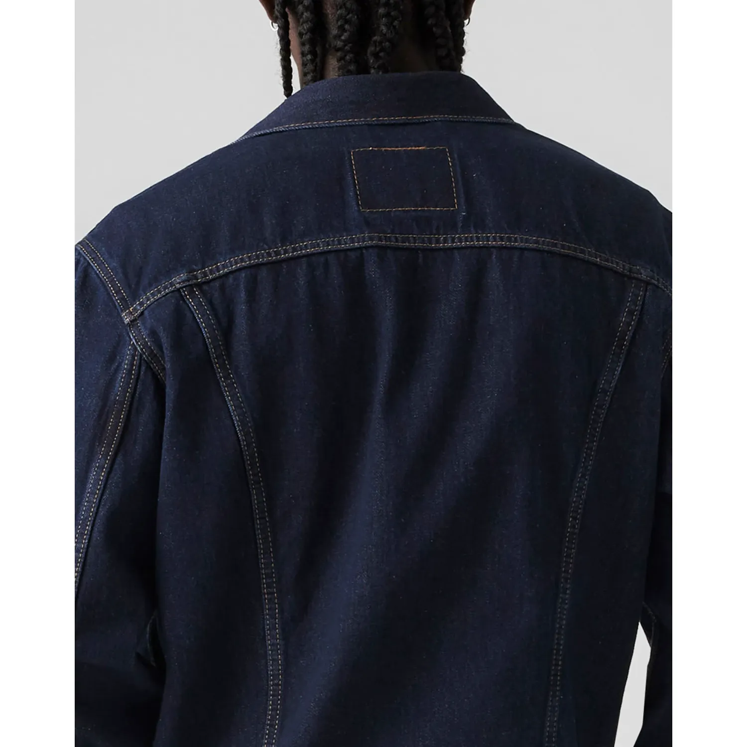 Levis Casaca Levis Jeans Hombre Denim Trucker color grafito | Platanitos