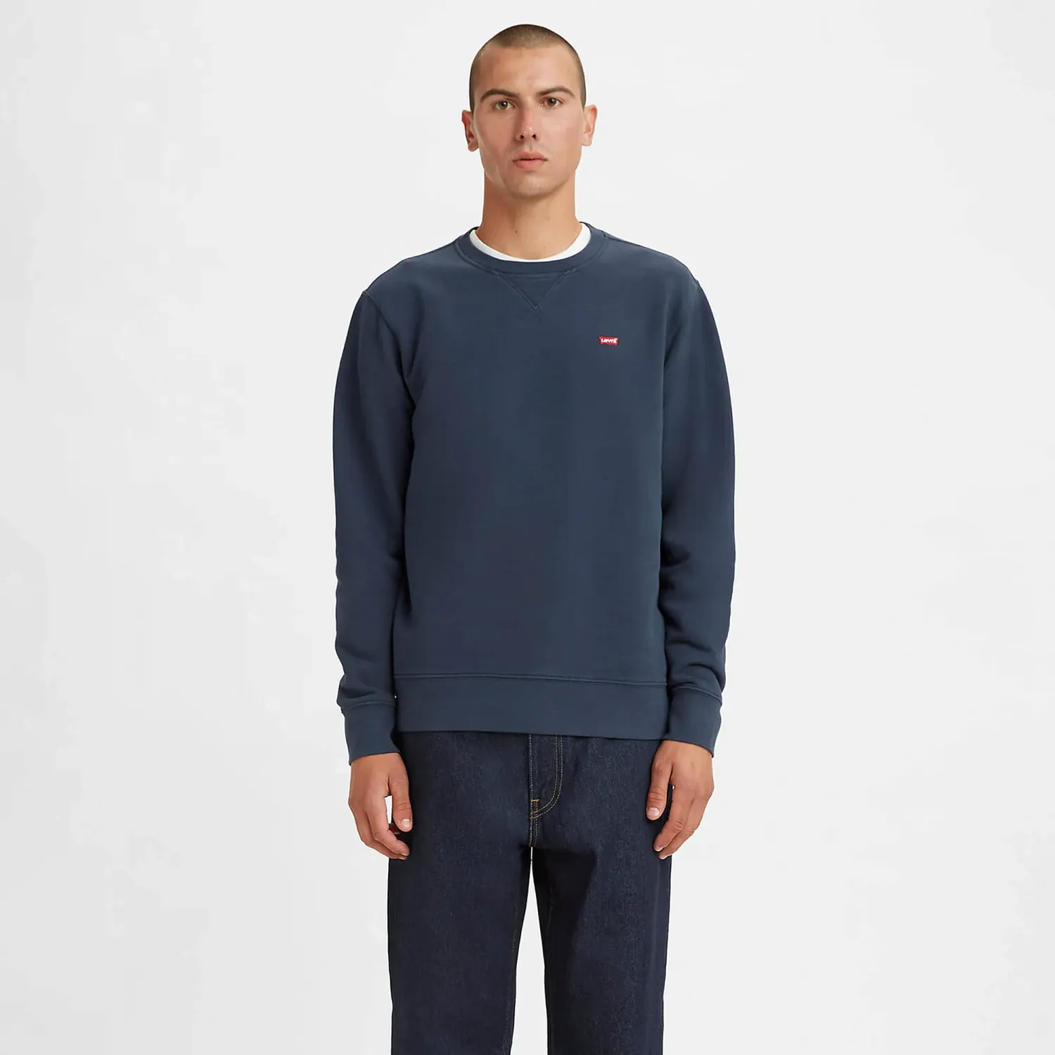 Levis Polera Levis Hombre Cuello Redondo color azul | Platanitos