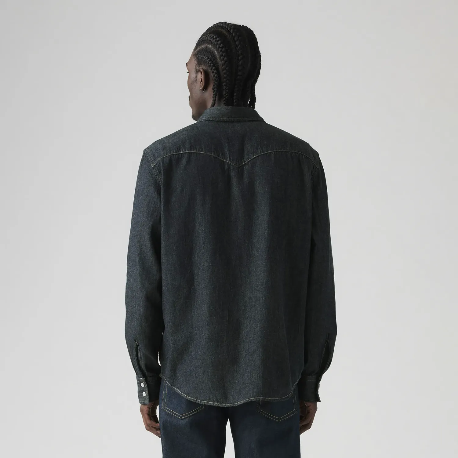 Levis Camisa Levis Hombre Clasic Western color grafito | Platanitos