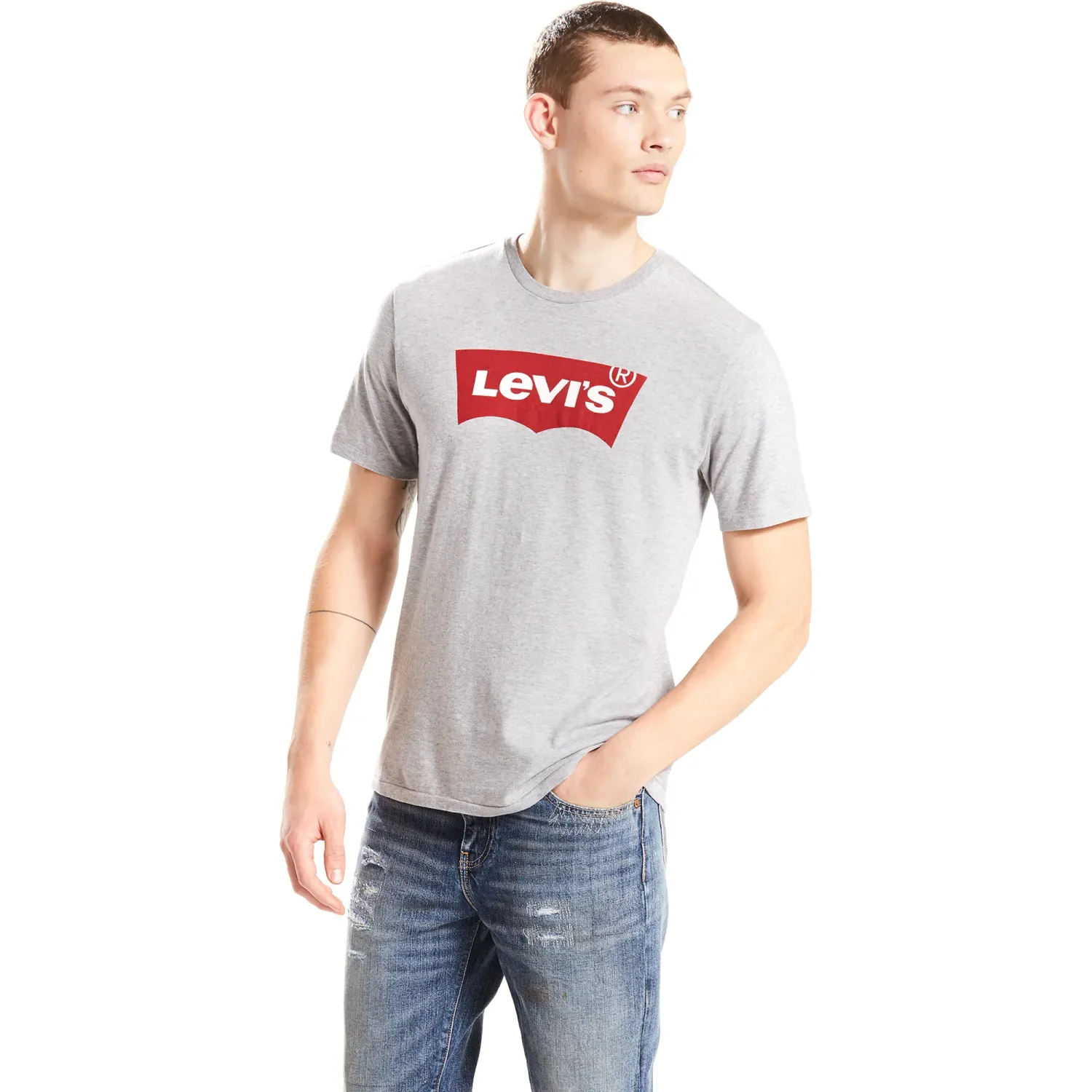Levis Polo Levis Manga Corta Hombre Clasic Logo Batwing color melange | Platanitos