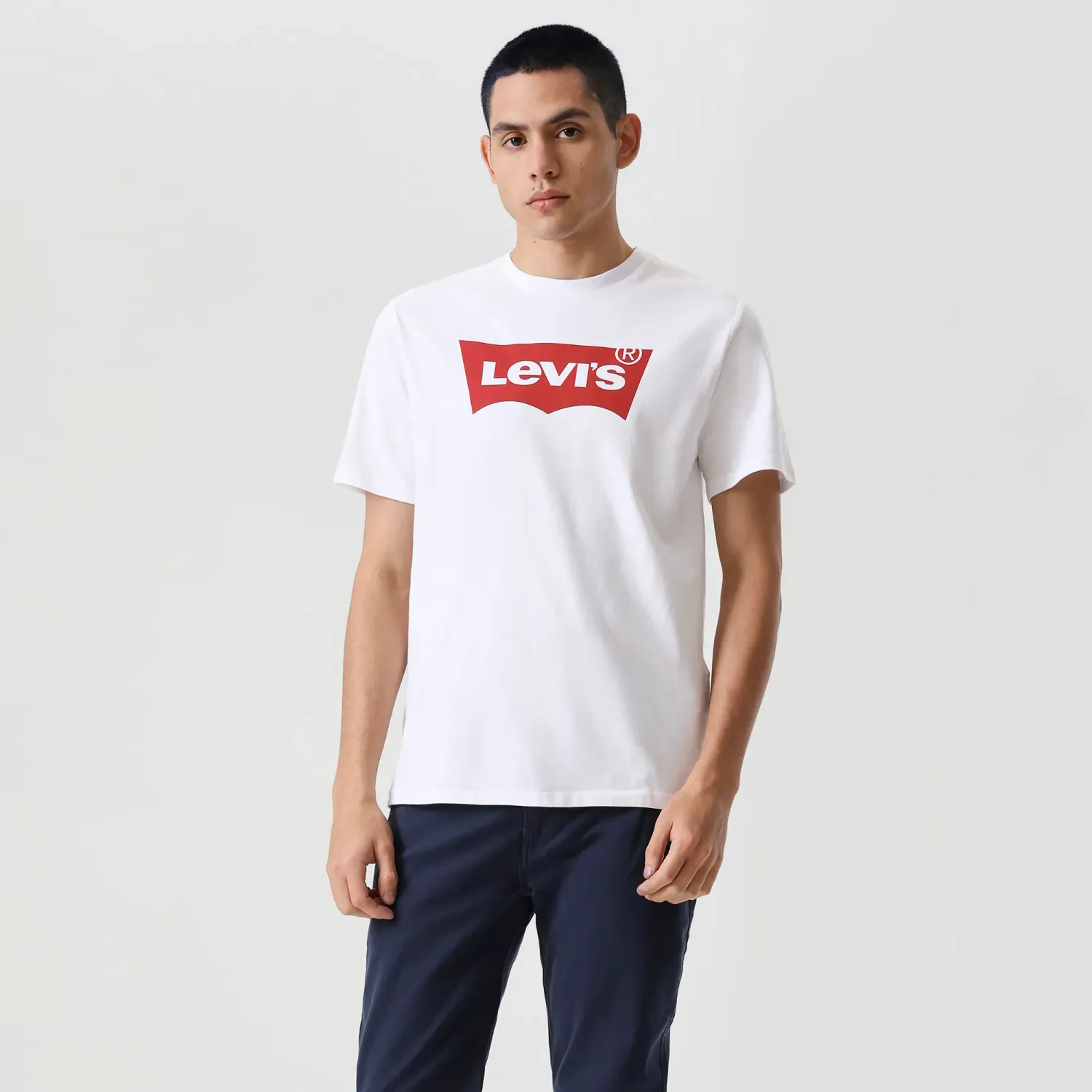 Levis Polo Levis Manga Corta Hombre Clasic Logo Batwing color blanco | Platanitos