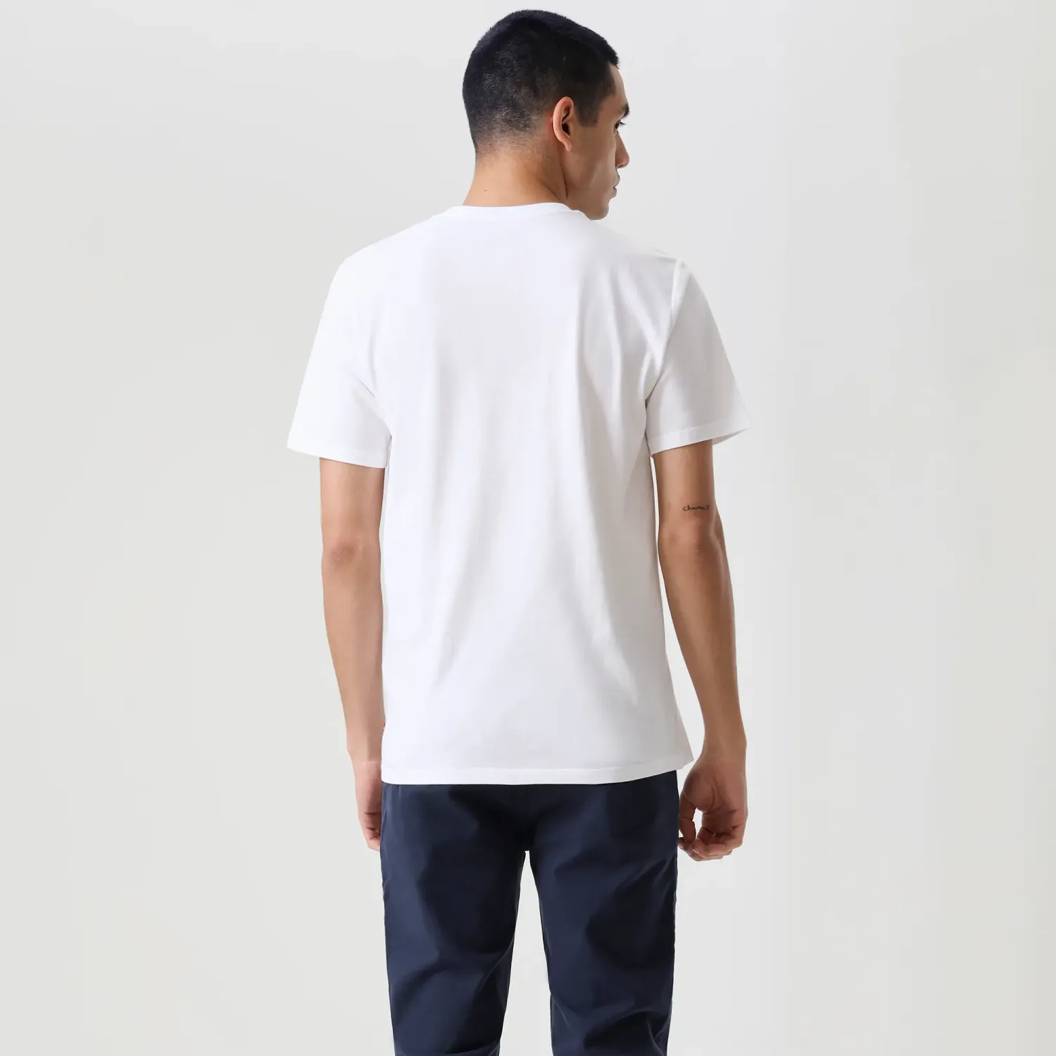 Levis Polo Levis Manga Corta Hombre Clasic Logo Batwing color blanco | Platanitos
