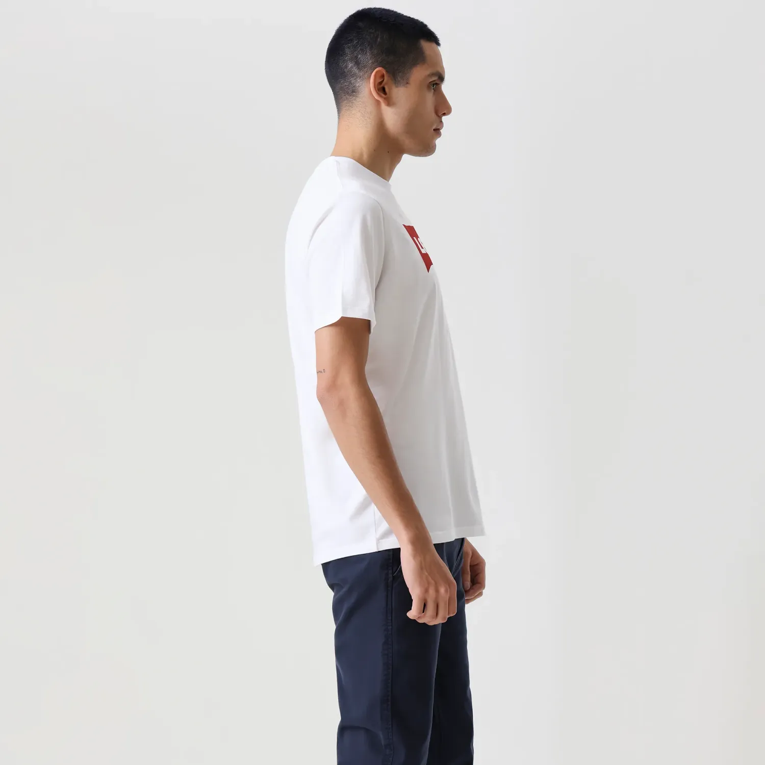 Levis Polo Levis Manga Corta Hombre Clasic Logo Batwing color blanco | Platanitos