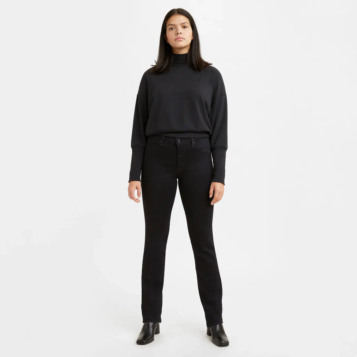 Levis Pantalon Levis Jeans Mujer 314 color negro | Platanitos