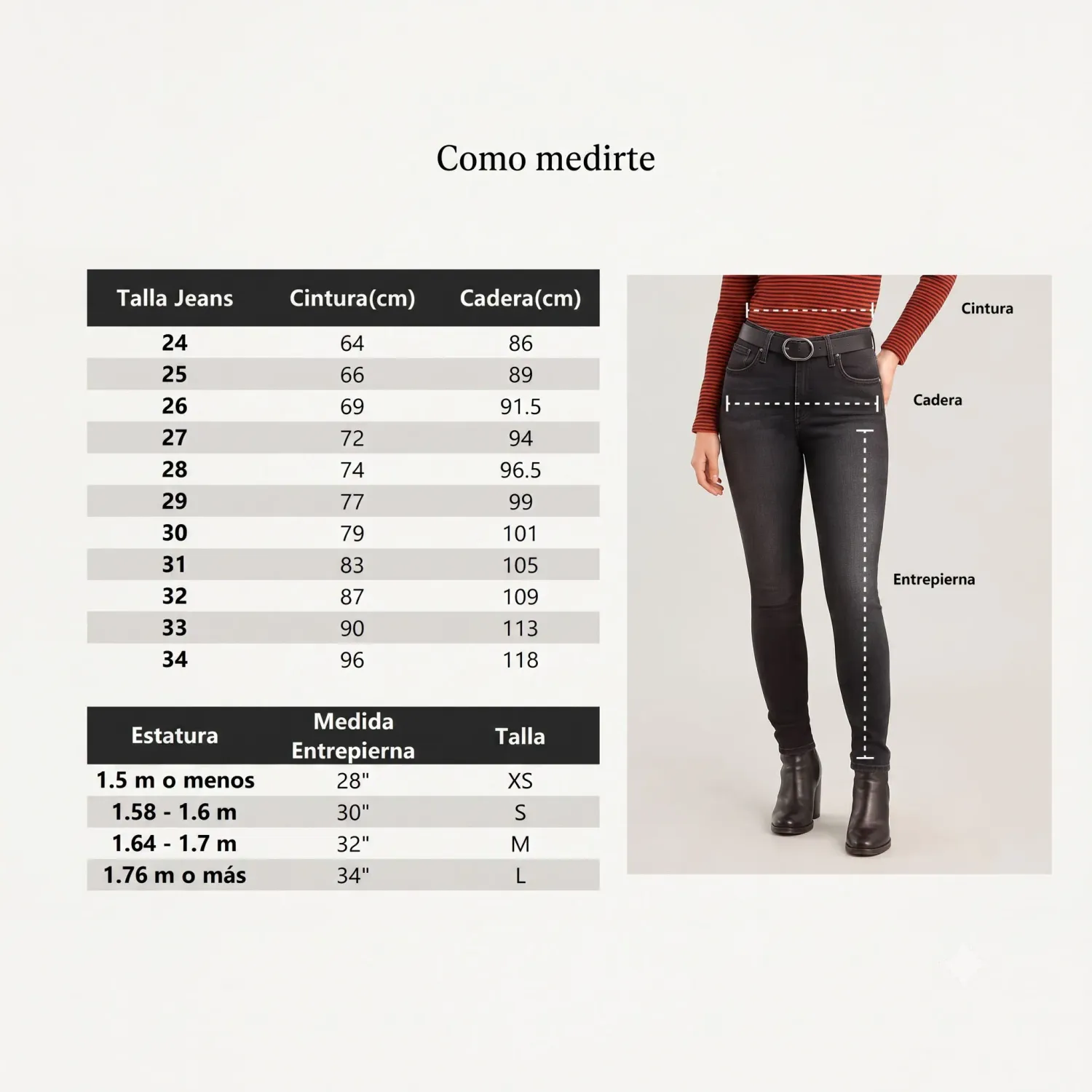 Pantalon Levis Jeans Mujer 314 color negro | Platanitos