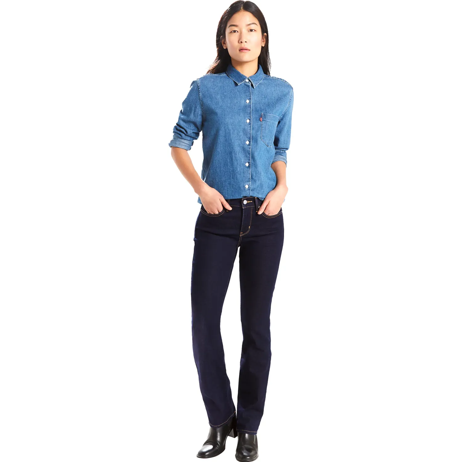 Levis Pantalon Levis Jeans Mujer 314 color grafito | Platanitos